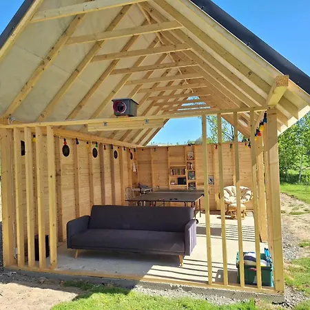 Camping, Zabierz Wlasny Namiot Kameralne Pole Namiotowe Z Basenem Kinem Plenerowym Miejscem Na Ognisko I Placem Zabaw Zywe Zwierzeta Agroturystyka Giebultow  Exterior photo
