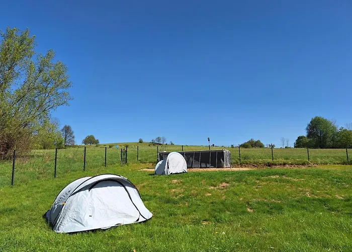 Camping, Zabierz Wlasny Namiot Kameralne Pole Namiotowe Z Basenem Kinem Plenerowym Miejscem Na Ognisko I Placem Zabaw Zywe Zwierzeta Agroturystyka